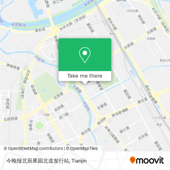 今晚报北辰果园北道发行站 map
