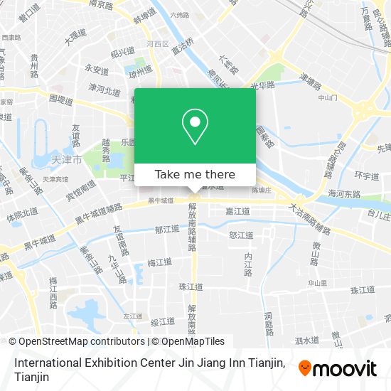 International Exhibition Center Jin Jiang Inn Tianjin map