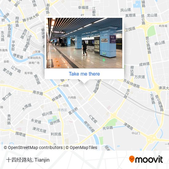 十四经路站 map