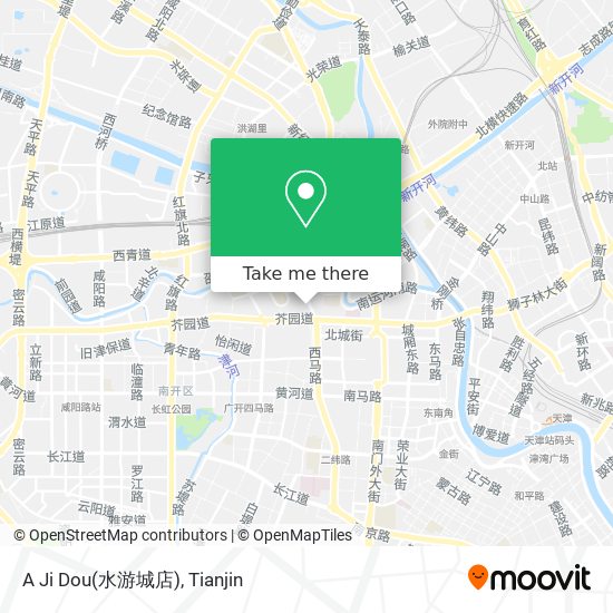 A Ji Dou(水游城店) map