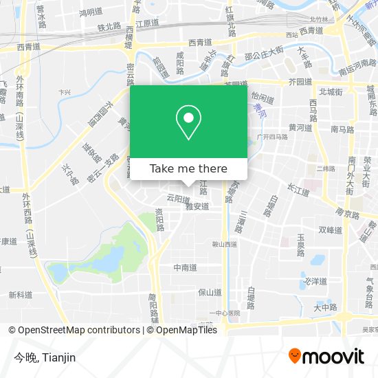 今晚 map