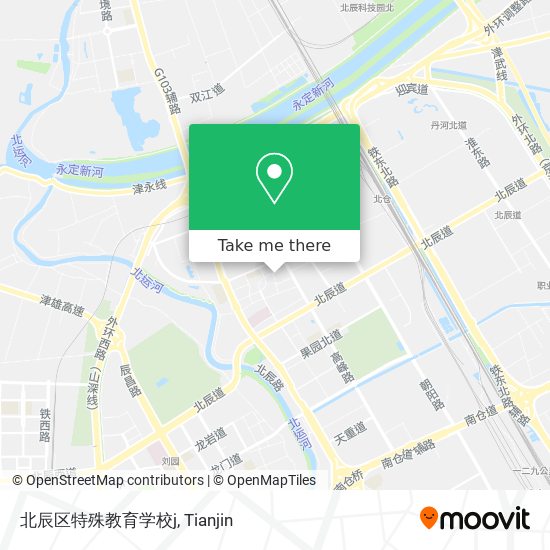 北辰区特殊教育学校j map