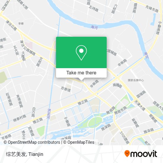 综艺美发 map