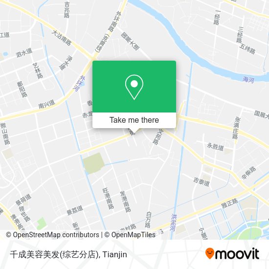 千成美容美发(综艺分店) map