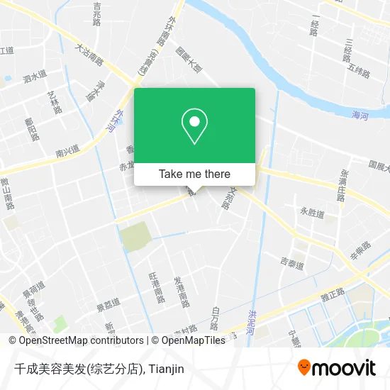 千成美容美发(综艺分店) map