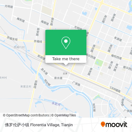 佛罗伦萨小镇 Florentia Village map