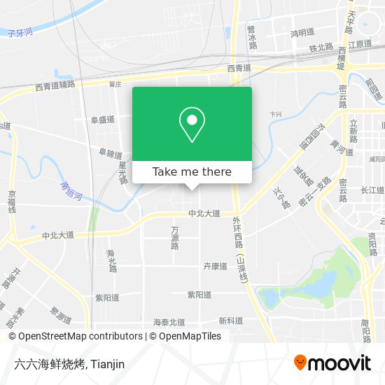 六六海鲜烧烤 map