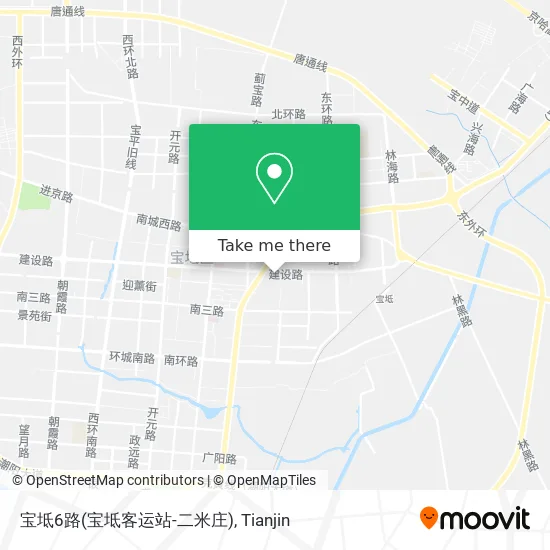 宝坻6路(宝坻客运站-二米庄) map