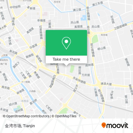 金湾市场 map