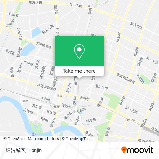 塘沽城区 map