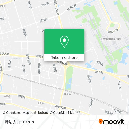 塘沽入口 map