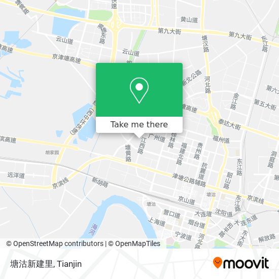 塘沽新建里 map
