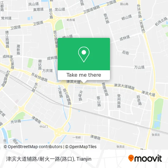 津滨大道辅路/耐火一路(路口) map