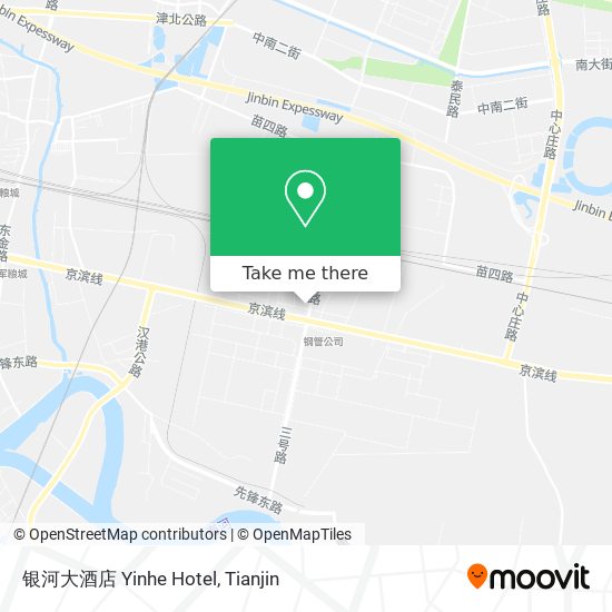 银河大酒店 Yinhe Hotel map