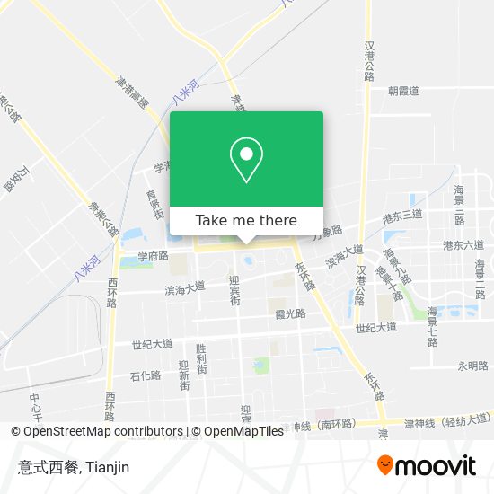 意式西餐 map