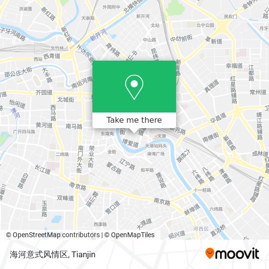海河意式风情区 map