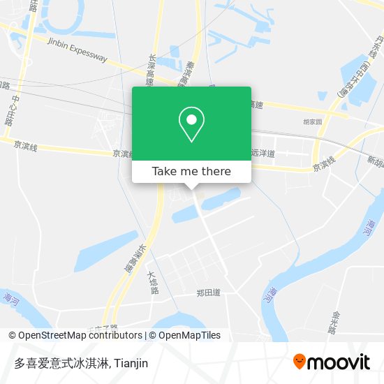 多喜爱意式冰淇淋 map