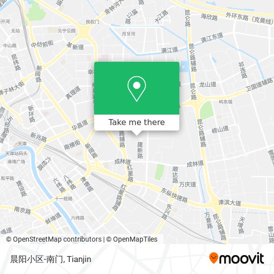 晨阳小区-南门 map