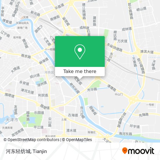 河东轻纺城 map