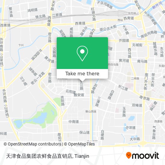 天津食品集团农鲜食品直销店 map