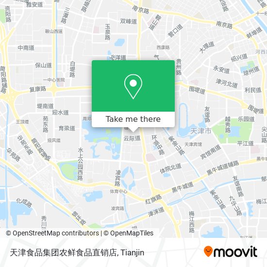 天津食品集团农鲜食品直销店 map