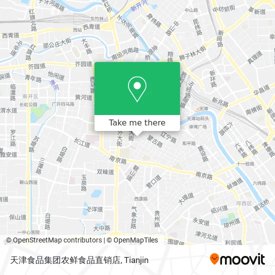 天津食品集团农鲜食品直销店 map