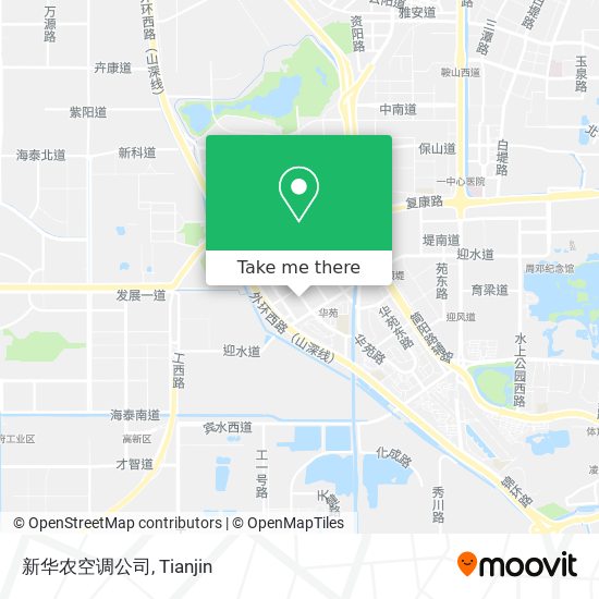 新华农空调公司 map