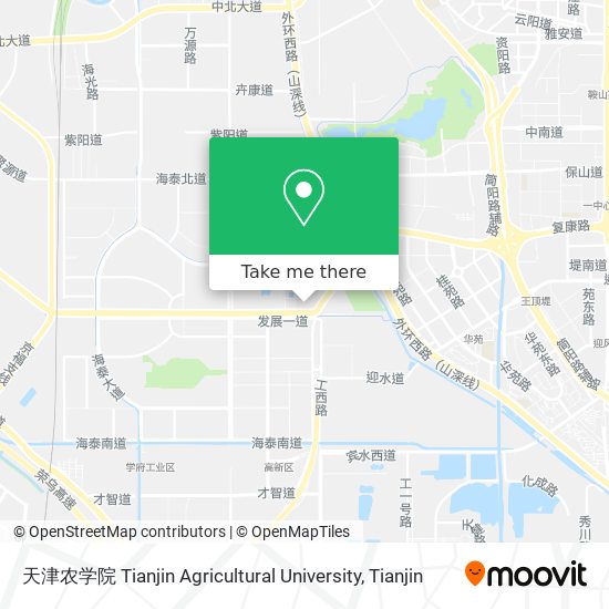 天津农学院 Tianjin Agricultural University map