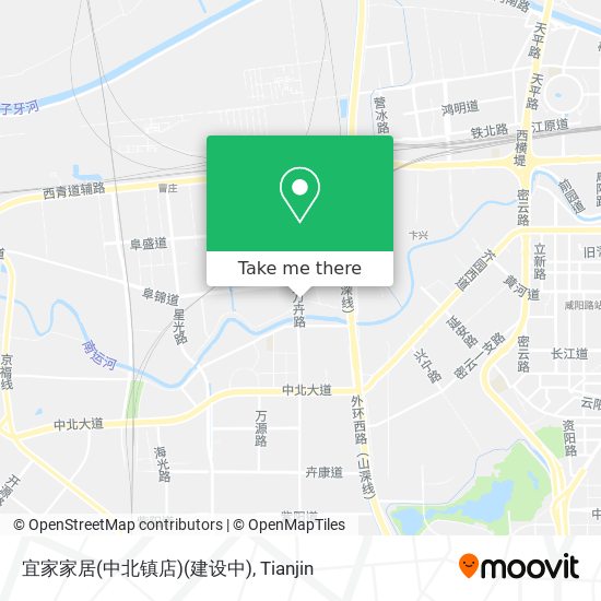 宜家家居(中北镇店)(建设中) map