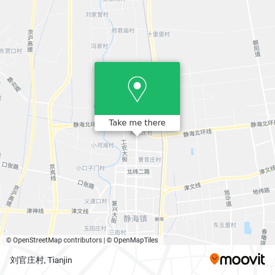 刘官庄村 map