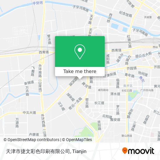 天津市捷文彩色印刷有限公司 map