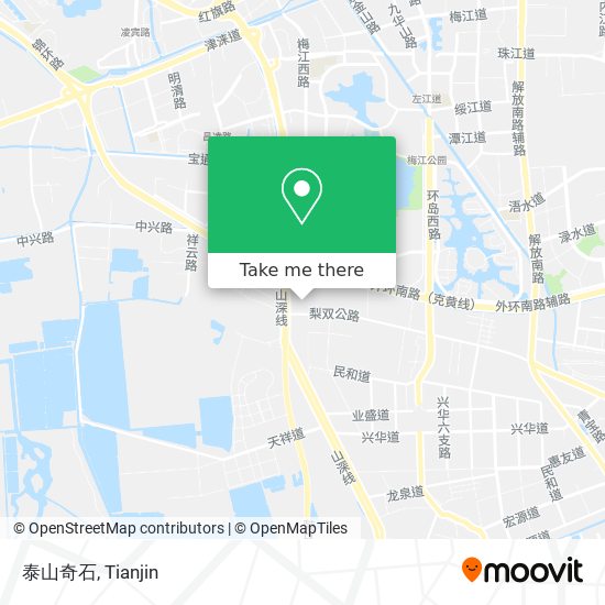 泰山奇石 map