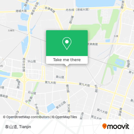 泰山道 map