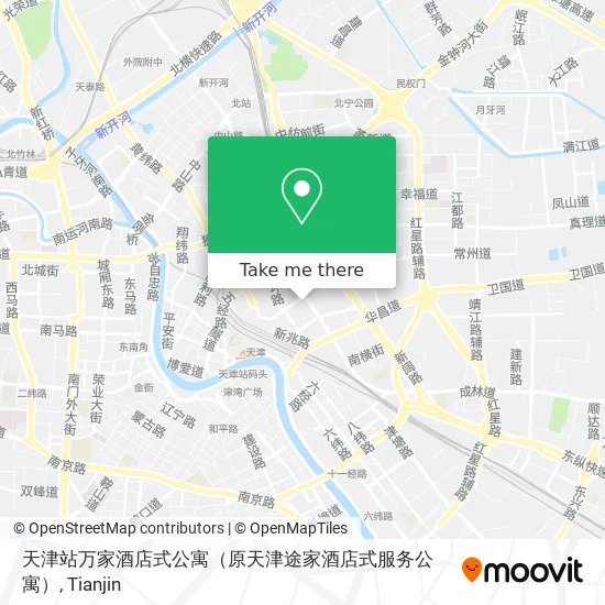 天津站万家酒店式公寓（原天津途家酒店式服务公寓） map