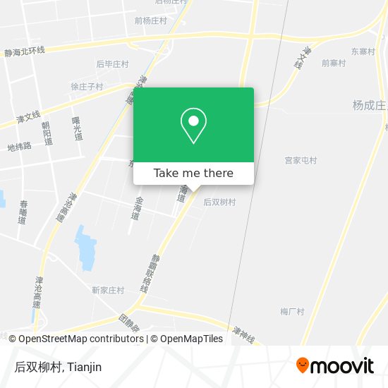 后双柳村 map