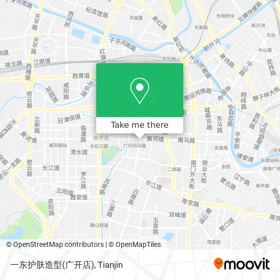 一东护肤造型(广开店) map