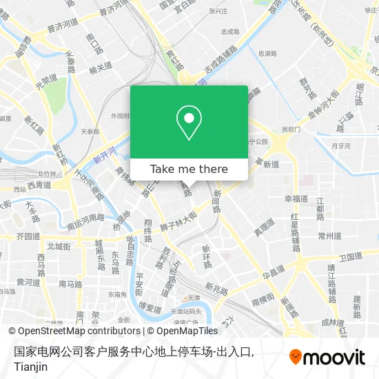 国家电网公司客户服务中心地上停车场-出入口 map