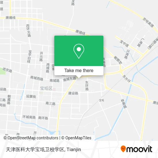 天津医科大学宝坻卫校学区 map