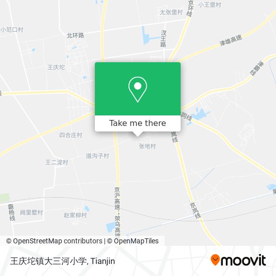 王庆坨镇大三河小学 map