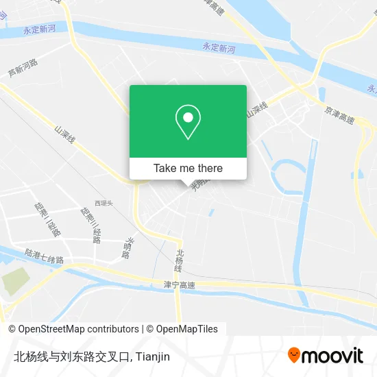 北杨线与刘东路交叉口 map