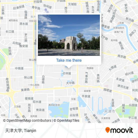 天津大学 map