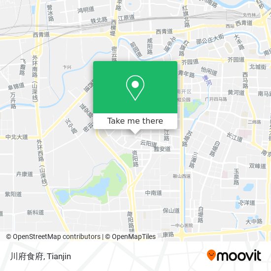 川府食府 map