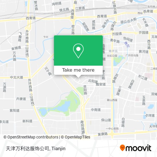 天津万利达服饰公司 map