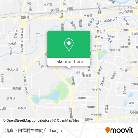 清真回回孟村牛羊肉店 map