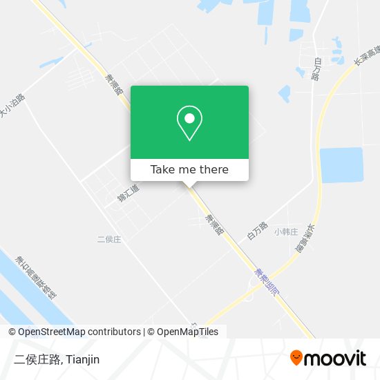 二侯庄路 map