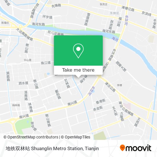 地铁双林站 Shuanglin Metro Station map