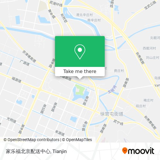 家乐福北京配送中心 map