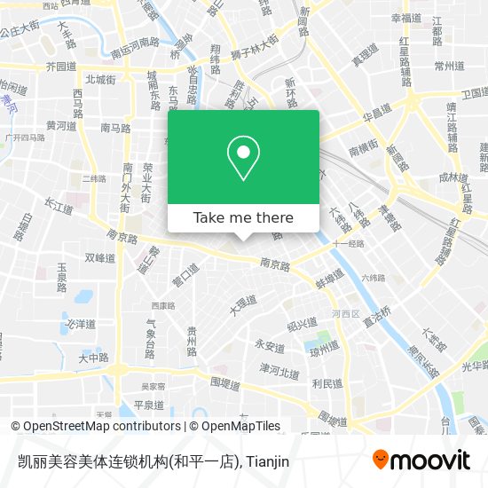 凯丽美容美体连锁机构(和平一店) map