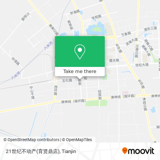 21世纪不动产(育贤鼎店) map