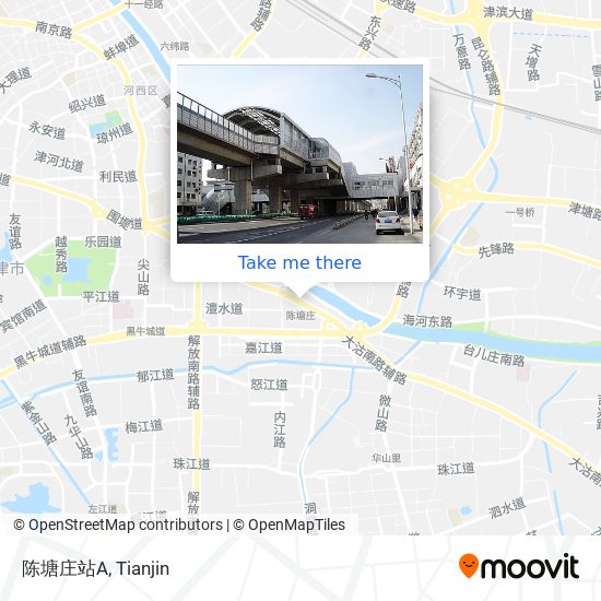 陈塘庄站A map